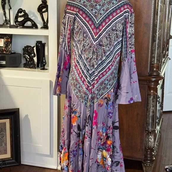 Umgee Boho long Open Kimono Duster - Picture 3 of 8